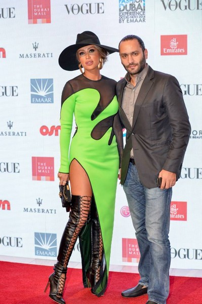 Maya Diab at Vogue Fashion Dubai Experience 2014
